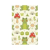 Mexpekil Cute Frog Dragonfly Mushroom Light Switch Cover, 1 Gang Single Blank Wall Plates, Decorative Outlet Covers Switchplate for Home Office