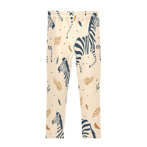 Bolaz Toddler Girls Leggings Printed Yoga Pants Leggings Running Zebras for Kids2