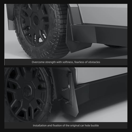 Guardabarros para rueda de Tesla Cybertruck que evitan salpicaduras 5