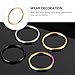 Beaupretty Titanium Steel Circle Shaped Nose Ring 10mm Gold Hoop Piercing Jewelry for Women Fashion Nose Decor Body Piercing Accessory