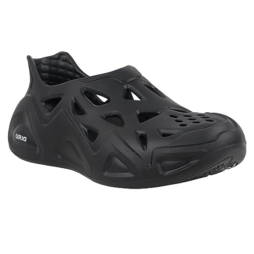 Image of URJO EZY Men's Clogs /Sandals with Adjustable Back Strap Ultra Soft & Flexibility Anti Skid Comfortable Waterproof Daily Mules Clogs /Sandals for Men