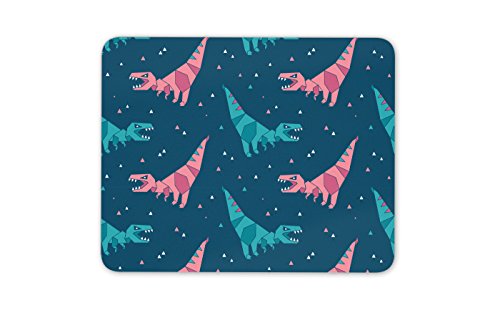 Enfriar dinosaurio T-Rex alfombrillas de ratones Pad - Rosa Azul niños de dibujos animados de regalos Computer # 8811