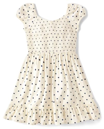 Image of The Children's Place Girls' Smocked Babydoll Dress