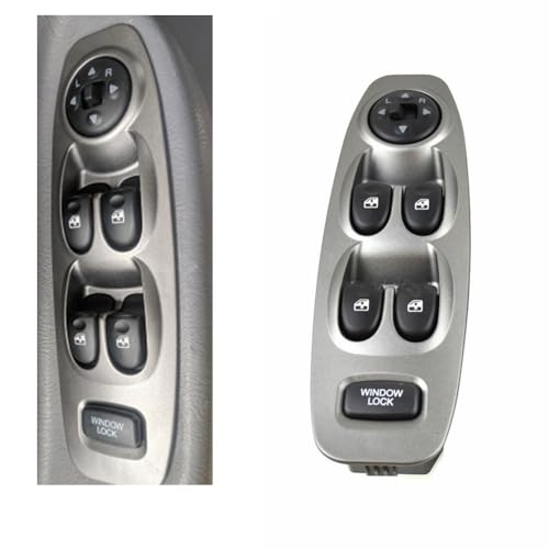 Interruptor de ventanilla con control de espejo retrovisor para Hyundai Accent 2000-2005 gris 3