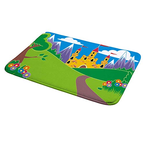 Tapis de bain de douche en velours pour sortie de bain confortable