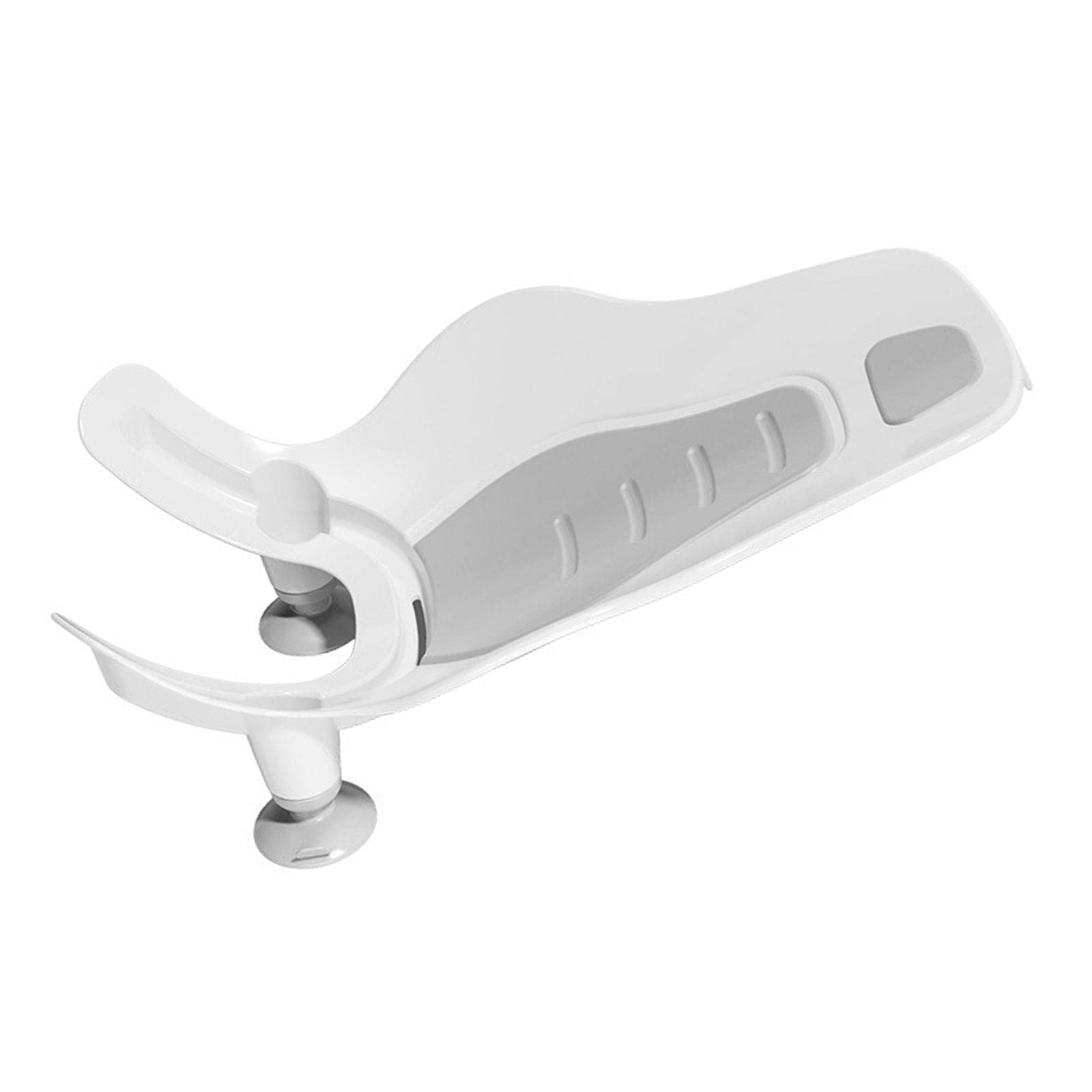 predolo Asiento de Baño Portátil Bañera de Bebé Ligera Antideslizante, Gris