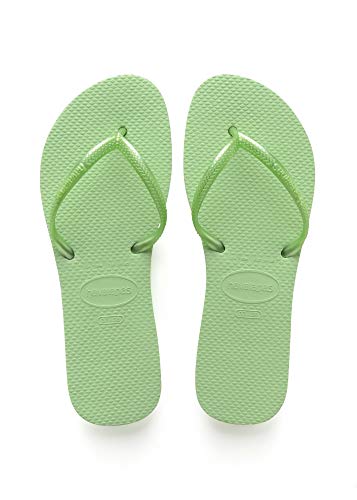 Chinelo Flat, Havaianas, Feminino, Verde Hydro, 37/38
