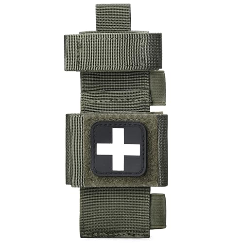 WYNEX Tactical Tourniquet Pouch Holder, Molle Shear Pouch Tourniquet & Trauma Medical Shear Pouch Molle PALS Belt Loop EMT Tools Pouch EDC Tactical Gear Holder - WYNEX
