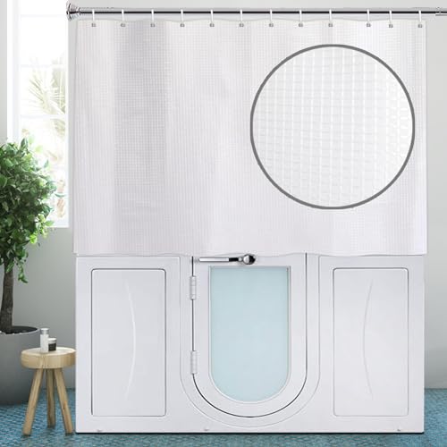 YISURE Short Shower Curtain