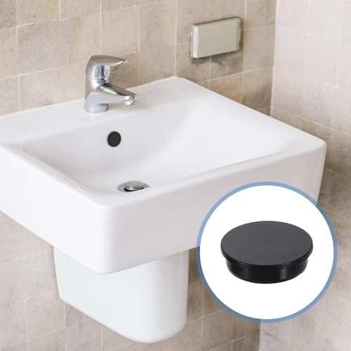 Image of uxcell Silicone Hole Plug, Waterproof Round Rubber Stoppers Bottle Seal Plugs Tube Pipe End Caps for 57mm /2.24 inch Hole for Bathtub Bottle, Black
