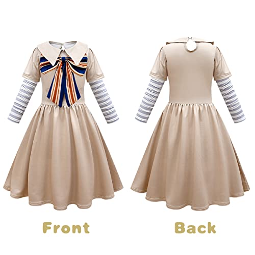 Roctocesy Toddler Little Girls Princess Dresses Halloween Gown Costume Ruffle Trim Bow Tie Dress For Party Role Play Outfits #TOP3