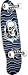 Powell-Peralta Ripper 06 Shape 187 Micro Mini Complete Skateboard, 7.5" x 24.0", Blue/Black
