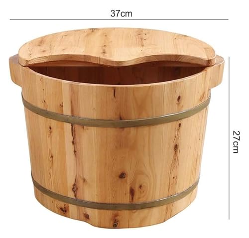 Tina de madera sólida para pies, spa de pies para adultos miniatura 7