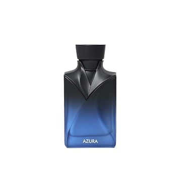 NASEEM Azura Blue Aqua Perfume for Men 90ml Fresh Spicy Aromatic Long-Lasting Eau De Parfum | Alcohol-Free Mens Fragrance | Arabian Clean Masculine Scent