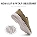 XKOWUO Mens Loafers Slip on Boat Shoes Non Slip Walking Sports Fashion Driving Casual Office Shoes Gym Lightweight Comfortable Sneakers Brown 11