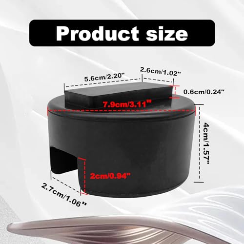 Image of Car Lifting Jack, Slotted Rubber Jack Pad Compatible with for BMW 1 3 4 5 Series Lifting Wear-Resistant Support Chassis, Repair Tool Frame Protector (2 Pack)