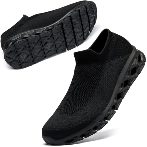 Image of MERPHINE World's Most Comfortable Slip-on Sneakers, No Straps, Women's, Men's, Indoor Wear, Walking, Standing Work, Commuting, Mesh, Lightweight, Easy to Walk, Fashionable, Summer, Breathable