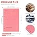 Line Refill Paper, Planner Inserts for A5 Binder Budget Planner Journals Notebook,5-color 100 GSM Thick Loose Leaf Paper,80Sheets/160 Pages(A5 Pink line refill 6 holes)