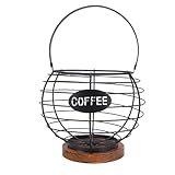 Rangement spacieux : le panier de rangement présente un intérieur spacieux pouvant accueillir une semaine de dosettes de café, avec une large ouverture qui permet d'accéder rapidement et facilement à vos dosettes de café.