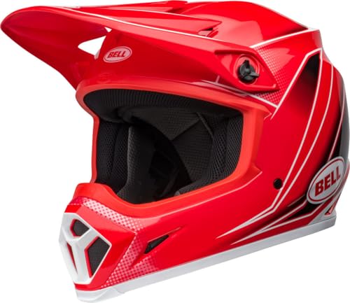 BELL Casco MX-9 MIPS Zone Rojo L