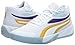 Puma, Men's, Court PRO, Puma White-Yellow Sizzle-Team Violet, 10.5