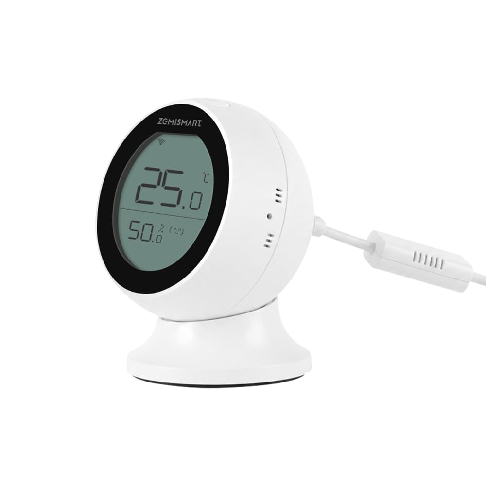Matter WiFi Smart IR AC Remote Controller with Temperature Humidity Monitor, Tuya Smart