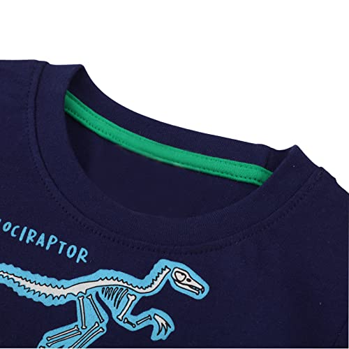 Image of Little Boys Shorts Set Toddler Boys 100% Cotton Summer Short Sleeve T-Shirts and Shorts Clothing Sets 2PCS