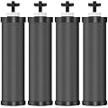 4 Pack Black Filters,Water Filter Replacement for Berkey® BB9-2 Black Activated Carbon Filters, Compatible with Berkey® Gravity Water Filter System,Replacement for Berkey Black Filters