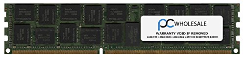 Barrette mémoire DDR3 16GB 1600MHz ECC PC de rechange pour serveur