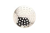 25mm Silver Plated Perforated Disc Sold per Pack of 20, 1849FD