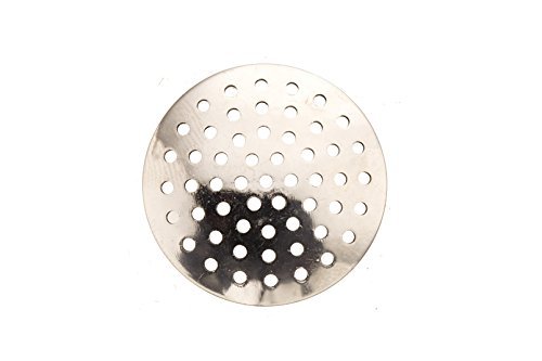 25mm Silver Plated Perforated Disc Sold per Pack of 20, 1849FD