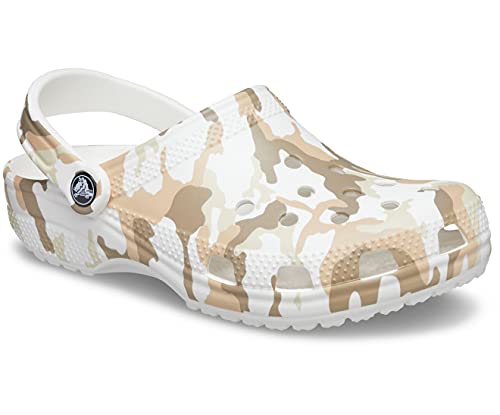 Image of crocs Unisex Adult White /Multi Clog (206454), 6 UK