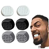 Comebachome Jaw Exerciser, 6pcs Jawline Exerciser, Jaw Strengthener, Double Chin Reducer Jaw Trainer, Facial Fitness Muscle Trainer, Jawline Sculptor Exerciser for Face Jaw Cheek Neck