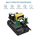 immagine 4BERLS 24W Alimentatore Universale 5V 9V 12V 19V 20V 5-20V DC Adattatore Caricatore con 5,5x2,5/5,5x2,1/4,0x1,7/3,5x1,35/3.0x1.1/2.5x0.7mm; Micro USB; Type-c; Interfaccia LED. Adattatori 1A 2A 3A