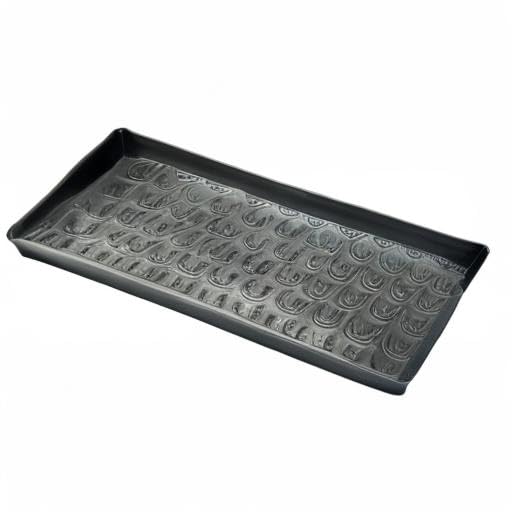 HF by LT Antlers Pattern Metal Boot-Tray 30 x 13 inches Antique Zinc Finish product thumbnail 6