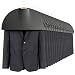 Hangerworld Breathable Shoulder Covers - Protects Clothes from Dust During Storage, Pack of 20, Black