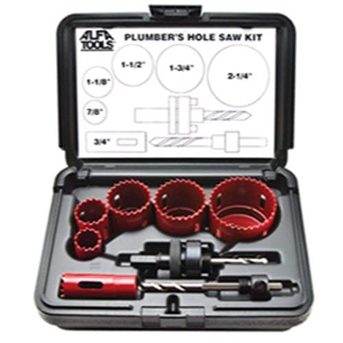 Kit de 8 brocas bimetálicas Alfa Tools HOSA8P miniatura 1