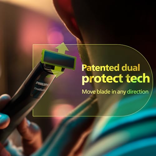 Image of Philips OneBlade Gen Z Beard & Body Trimmer & Styler|Ideal for 1st Trim|Designed for Skin Comfort, No Nicks & Cuts, Dual Protect Tech| Acne Prone, Patchy Beard, Young Skin, QP 1624 /10