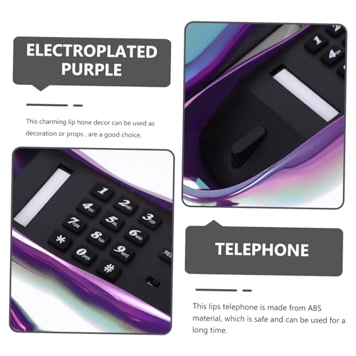 Support de téléphone à lèvres rétro STOBOK : ornement vintage et déco de table originale