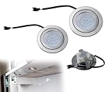 Range Hood Light Bulb - 2 Pcs Replacement LED Cooker Hood Bulbs, DC 12V Recessed Kitchen Range Hood LED Light Bulb for Enhanced Brightness, 6500K Cool White & Energy Efficient