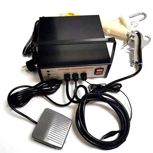 GTANND Electric Paint Sprayer,Powder Coating Machine,Paint Gun,5 Stage Powder Coating Kits, Portable Powder Coating Paint Spray Machine With Foot Switch