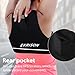 EKRISON Running Vest Gear Lightweight Running Sport Gear for Outdoor Sports Reflective Vest for Men Women, Medium Black