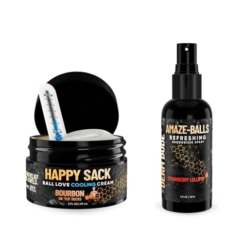 Derm Dude Below-the-Belt Deodorant Bundle | Happy Sack Anti-Chafi...