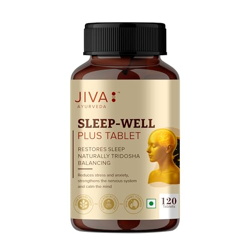 Image of Jiva Sleep Well Tablets, Restores Natural Sleep, Non-Habit Forming Supplement, Strengthens Nervous System, 240 Count, Pack of 2