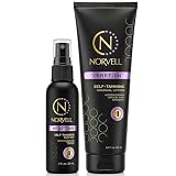 Norvell Venetian Sunless Self Tanner Gradual Color Extender Moisturizing Lotion and Tanning Mist for Face