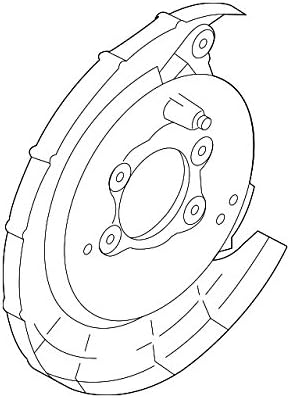 Kia 58252-1M300 Parking Brake Backing Plate