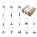16 Piece Travel Themed Wine Glass Charms Markers,Wine Tasting Party Decoration Supplies Gift