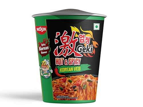 Geki Nissin Geki Hot & Spicy Korean Cup Noodles Vegetarian Flavor 70 Gm (B0CPSZNXFY) Amazon Price History, Amazon Price Tracker