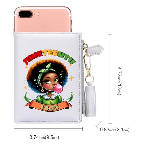 ZRTARY Customized Black Liberation Wallets for Women,Holiday Gift, Commemorative Gift for Friends, Teachers, and Classmates, Birthday Gift for Mother Wife Women 1123q2