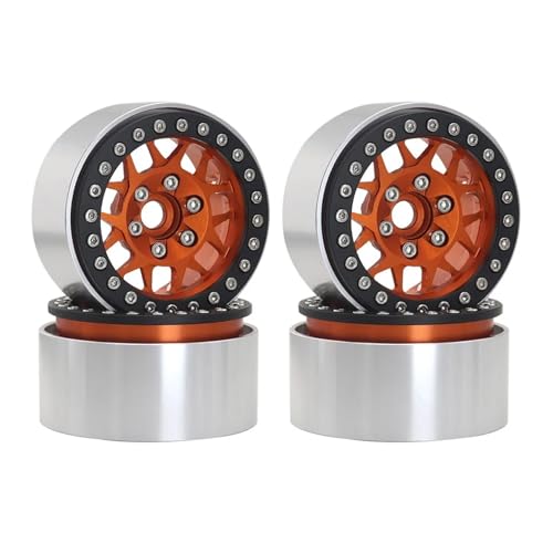 RCJ[̃^CƃzC[ For Axial For SCX10 AXI03007 For Yikong For TRX4 For RedCat D90 1/10 4Pcs 1.9 ^r[hbNz[zC[nu RCJ[p[cp(Oran
